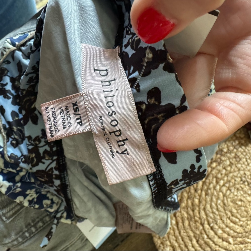 NWT Philosophy by republic floral boho skirt - Picture 6 of 6